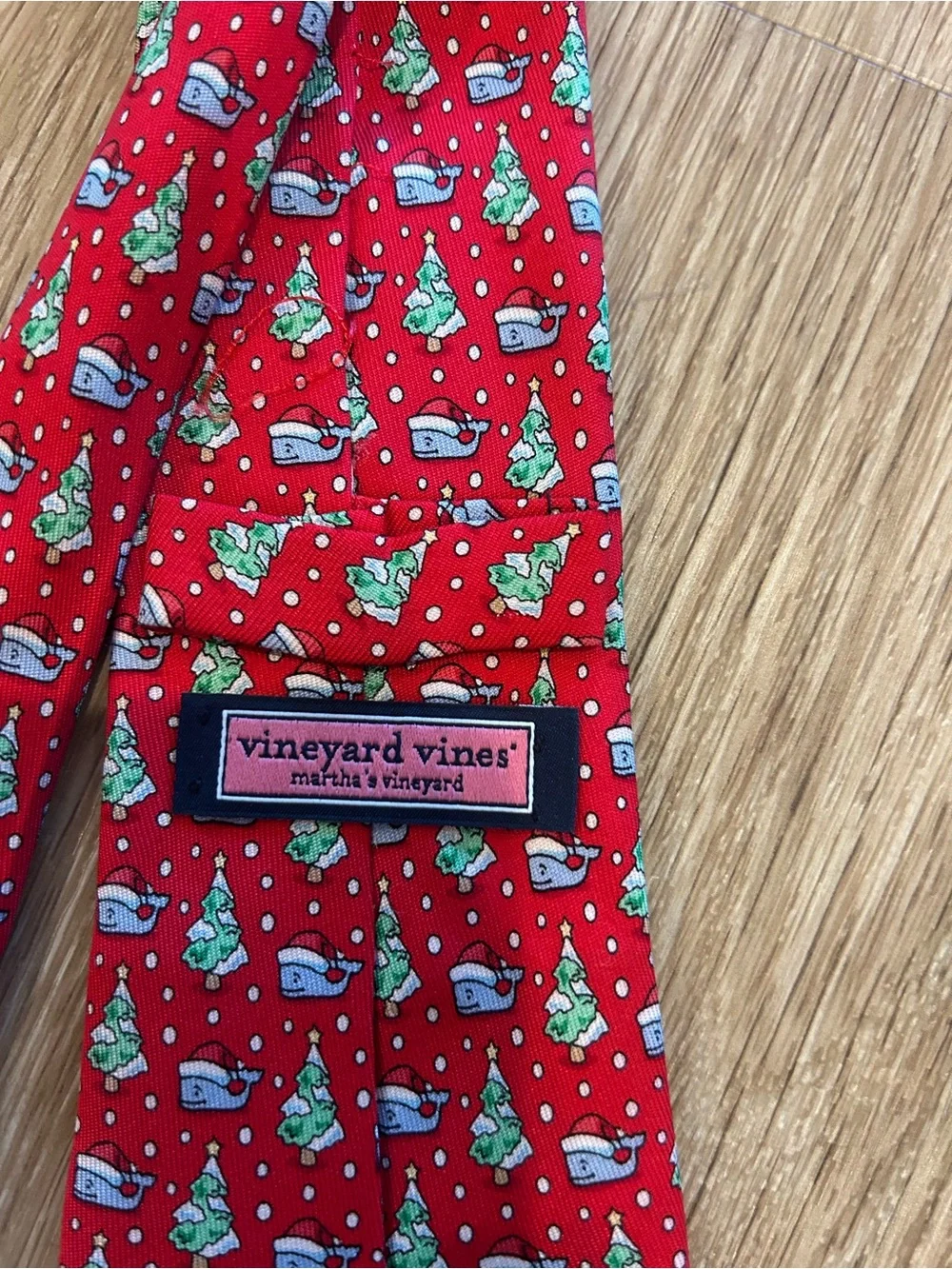 Kids Vineyard Vines Holiday Tree & Ornament Ties - Red and Navy - Picture 7 of 8